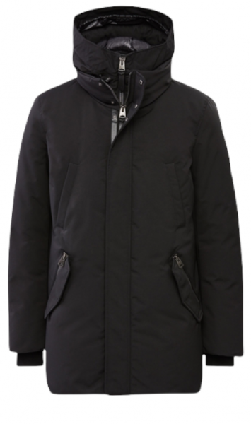 Mackage Edward 2 in 1 Downcoat With Removable Hooded Bib - Black