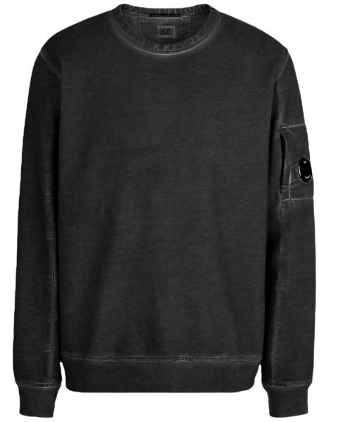 C.P. Company Diagonal Utility Sweatshirt - Black