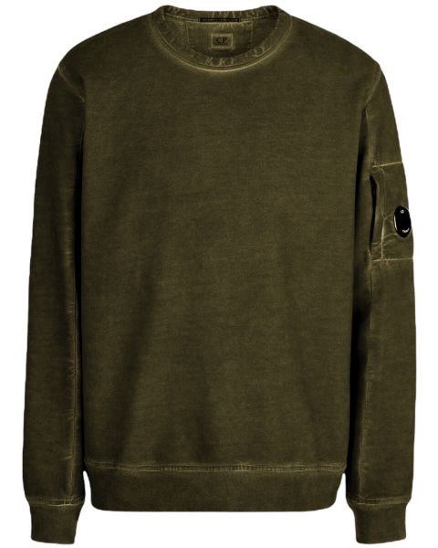 C.P. Company Diagonal Utility Sweatshirt - Dark Green