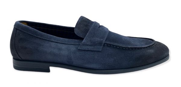 Doucal's Penny Loafers - Navy Blue