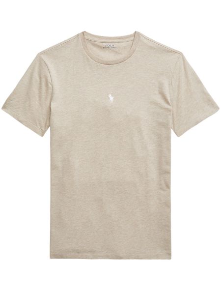 Polo Ralph Lauren Mid Logo T Shirt - Sand Heather