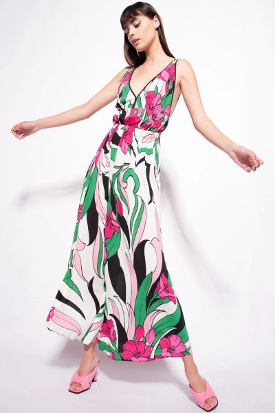 Pinko Flowing Floral Print Dress