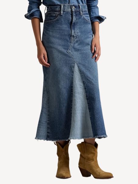 Polo Ralph Lauren Denim Skirt - Blue