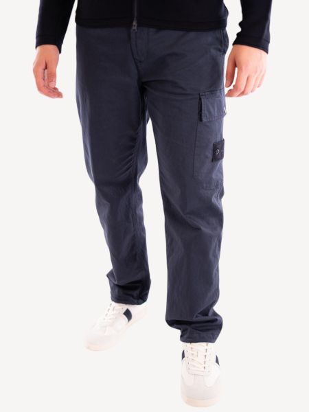 Stone Island Ghost Piece Pants 336F6 - Navy Blue