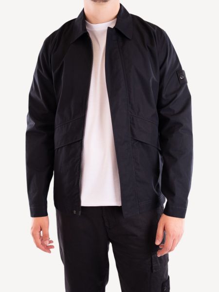 Stone Island Ghost Piece Overshirt 107F1 - Black