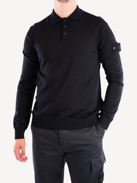 Stone Island Ghost Piece Polo 571FC - Black