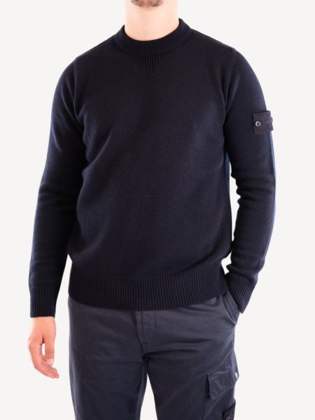 Stone Island Ghost Piece Pullover 527FA - Navy Blue