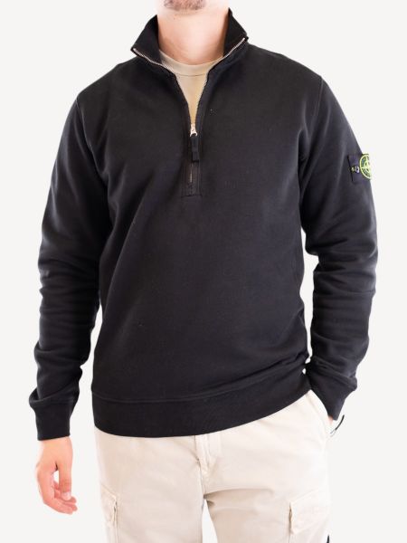 Stone Island Half-Zip Sweater 63420 - Black