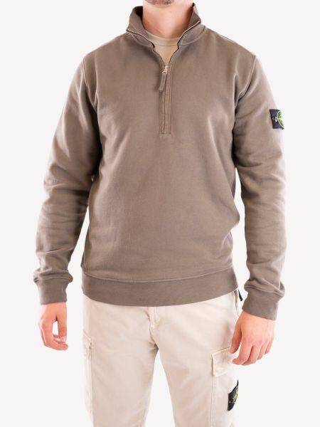 Stone Island Half-Zip Sweater 63420 - Walnut