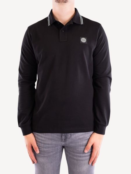 Stone Island Longsleeve Polo 2SL18 - Black