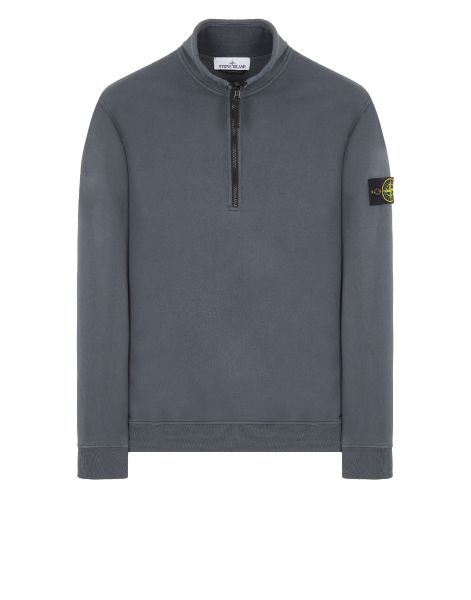 Stone Island Half Zip Sweatshirt 62720 - Lead Grey