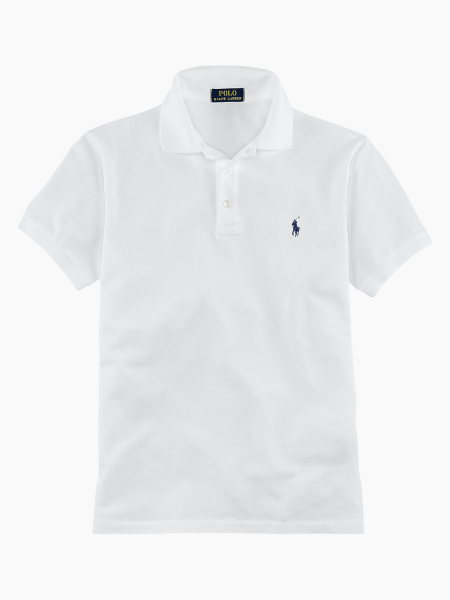 Polo Ralph Lauren Stretch Mesh Polo - Wit