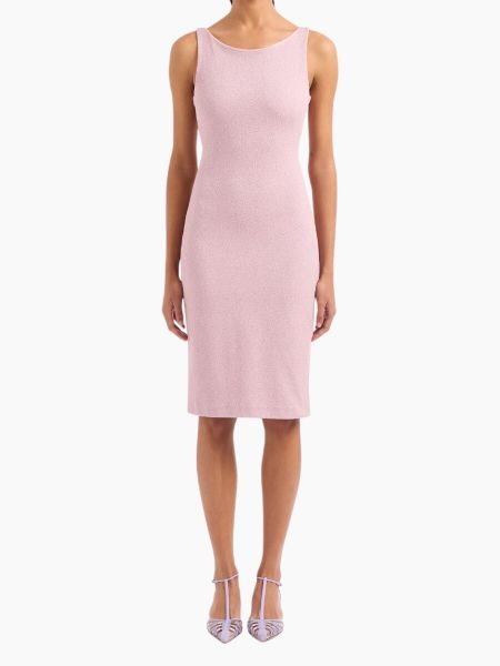 Emporio Armani Jacquard Dress - Roze