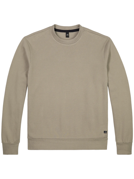 Wahts Cambell Pique Sweater - Slate Beige