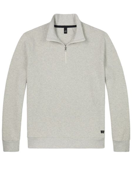 Wahts Connell Halfzip Sweater - Light Grey