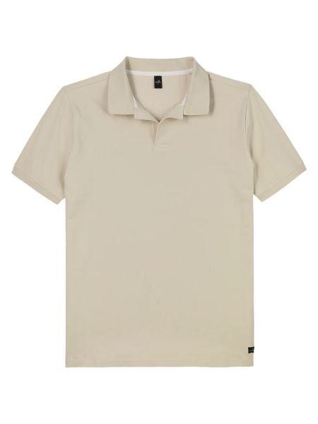 Wahts Hastings Stretch Jersey Polo - White Sand