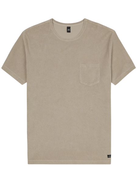 Wahts Todd Toweling T-Shirt - Slate Beige