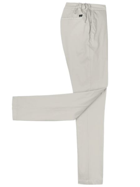 Wahts Turner Cotton Stretch Trousers - Light Grey