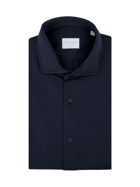 Xacus Active Shirt - Tailor Fit - Dark Blue