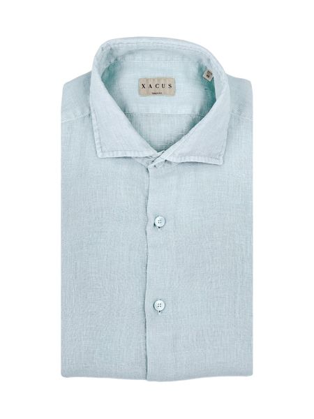 Xacus Shirt Linen - Tailor Fit - Sky Blue