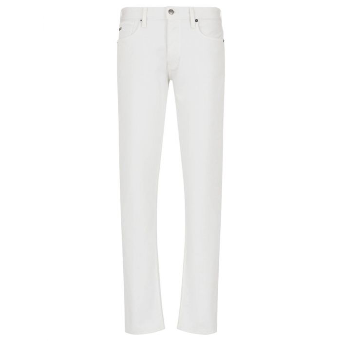 Emporio Armani J75 Slim-Fit Jeans - Light Grey